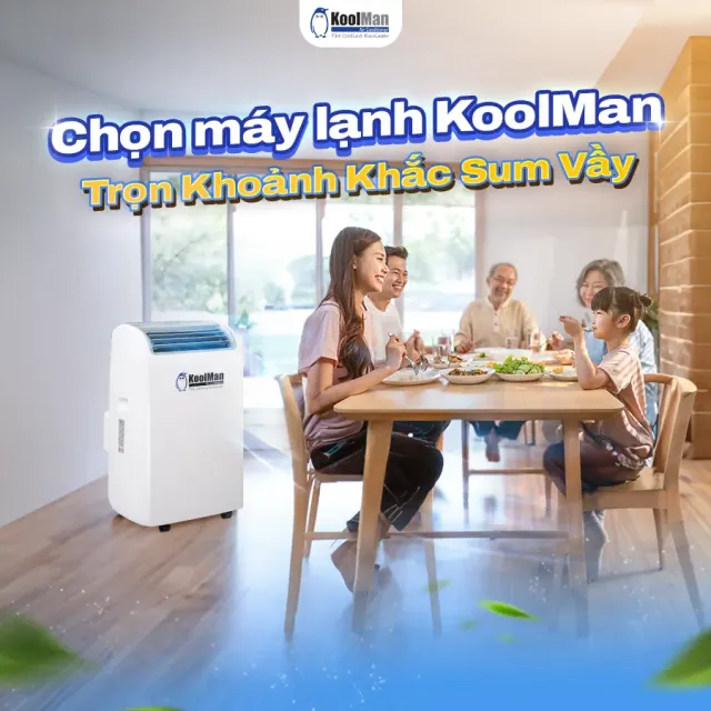 Ưu đãi máy lạnh di động KoolMan